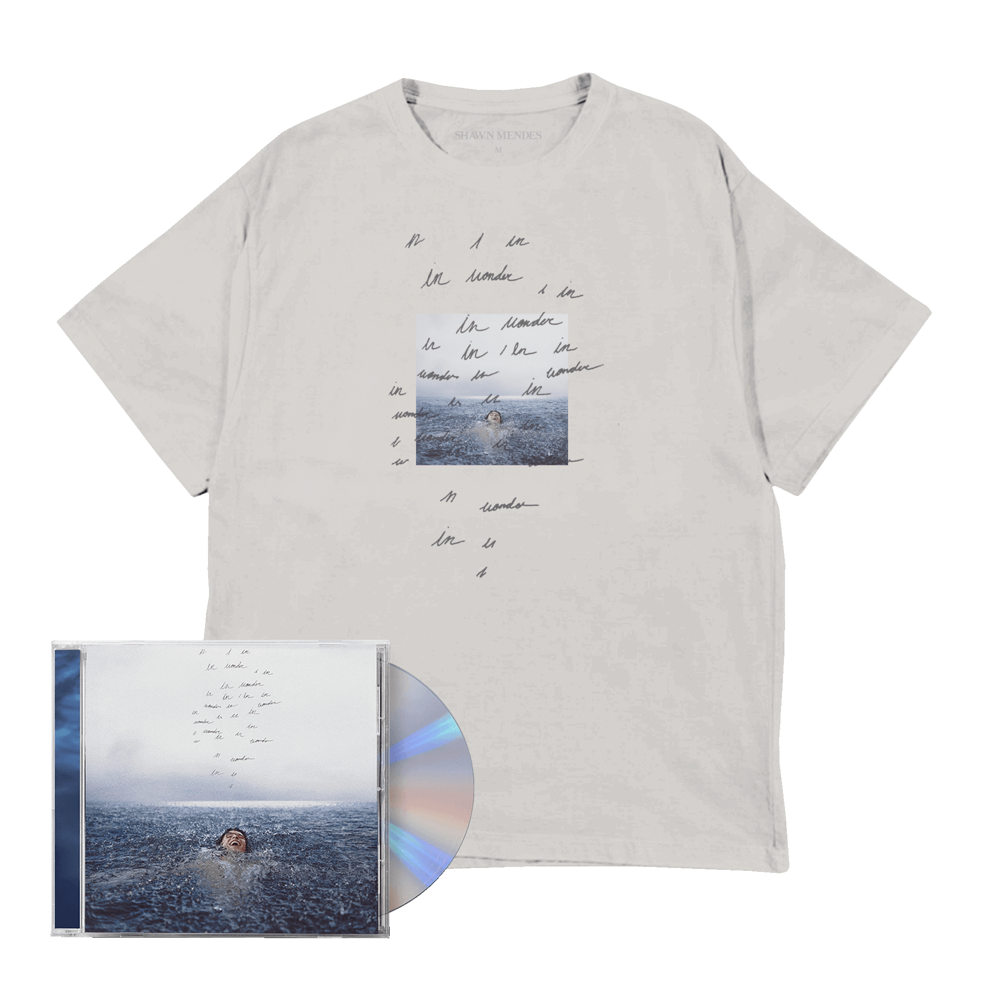 Shawn Mendes WONDER (STANDARD CD + WONDER T-SHIRT) CD-Bundlle 36752