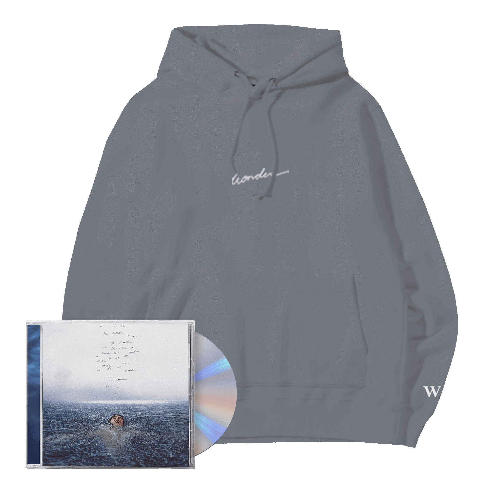 Shawn Mendes WONDER (STANDARD CD + WONDERSCIPT HOODIE) CD Bundle 36808